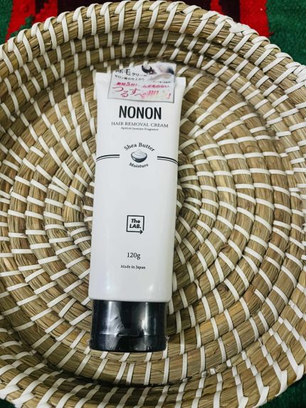 NONON Hair Removal Cream + Shea Butter Moisturizer – 120g